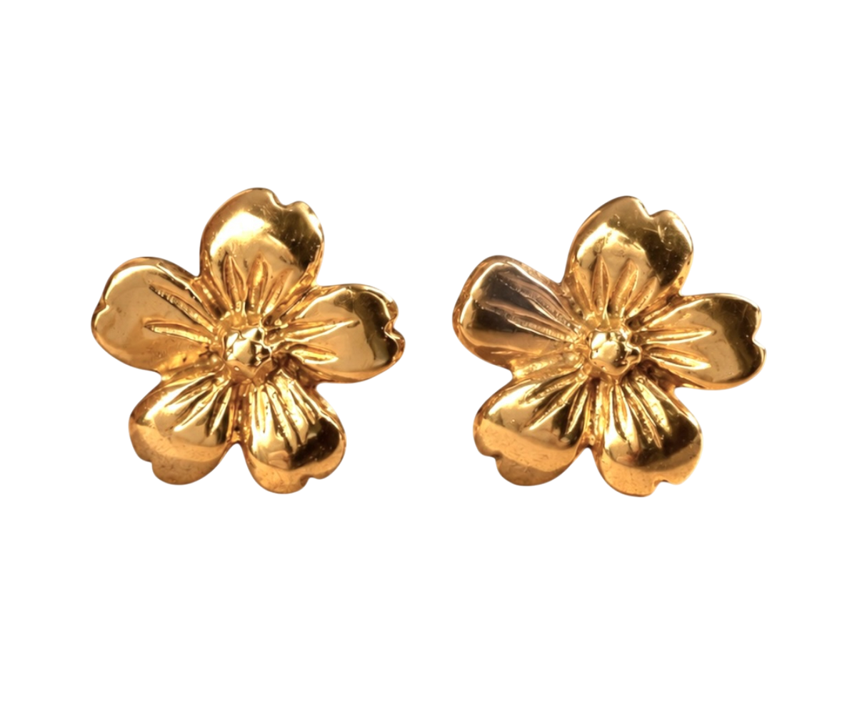 Náušnice s květinami