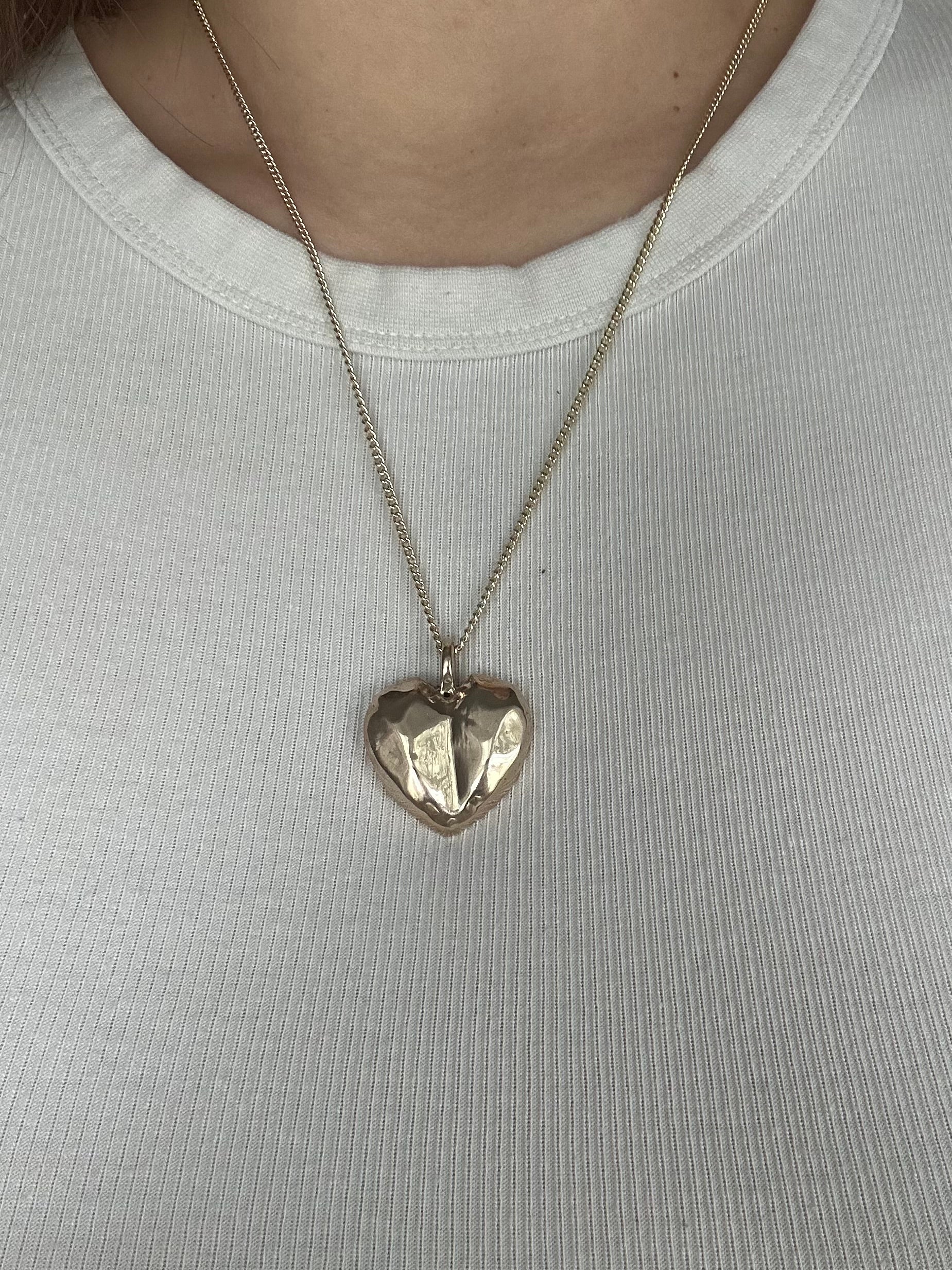 Secret heart necklace