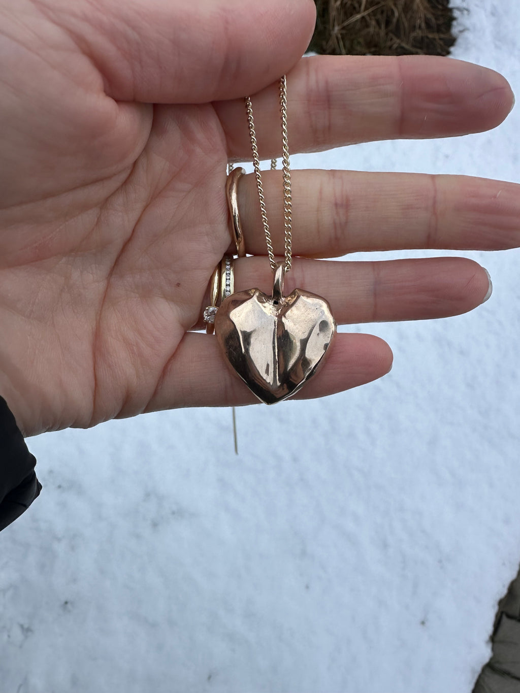 Secret heart necklace