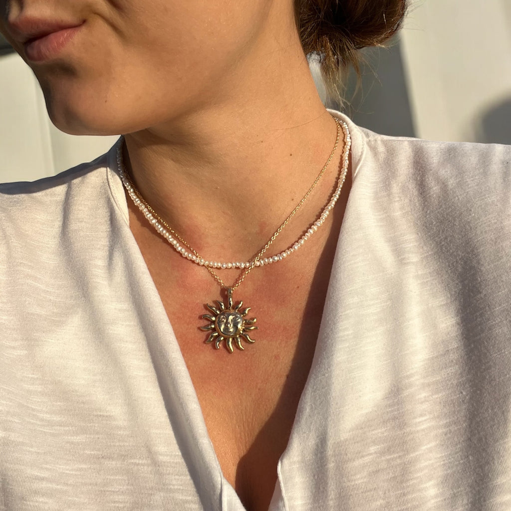Sun necklace