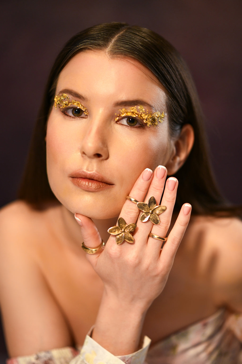 Plumeria ring