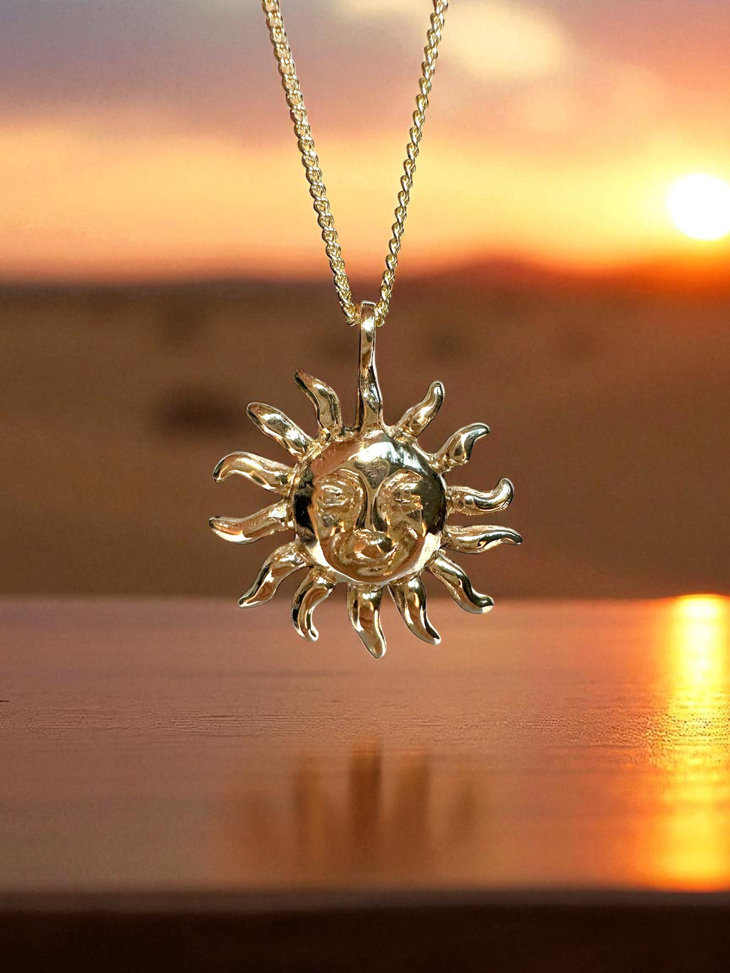 Sun necklace