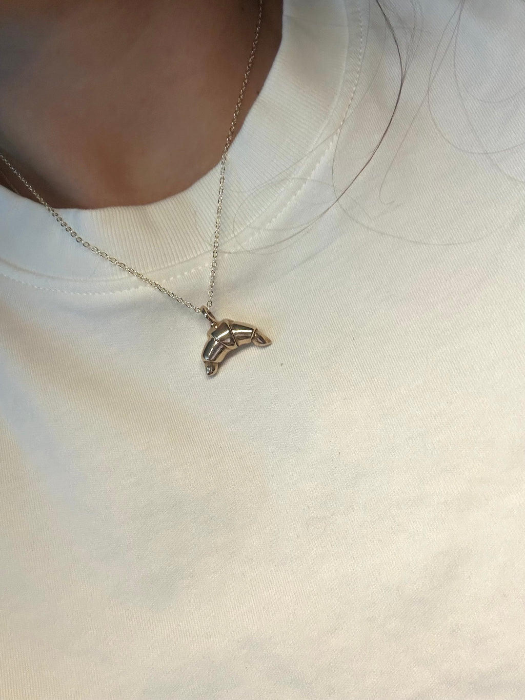 Croissant necklace