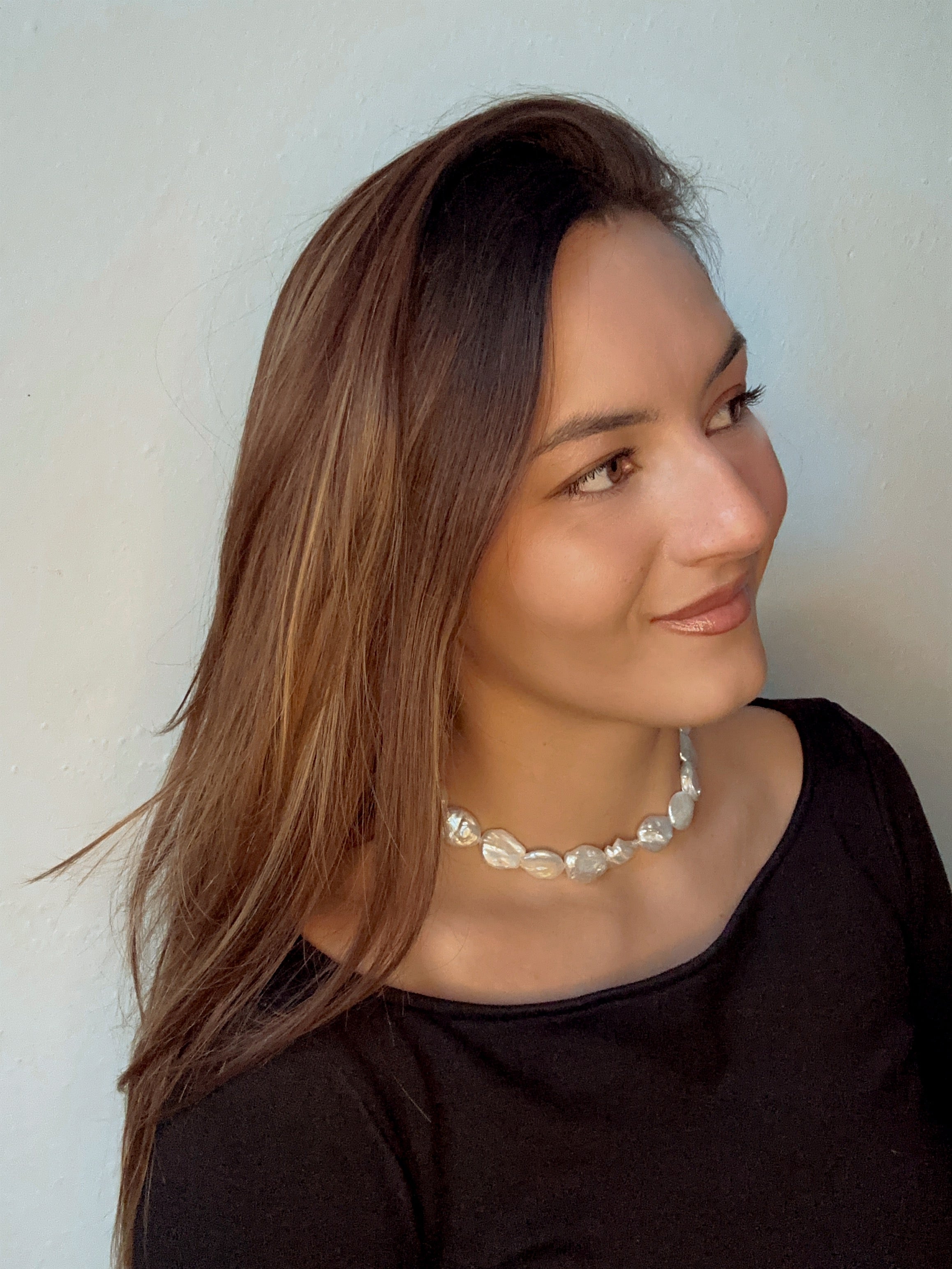 Ocean baroque necklace