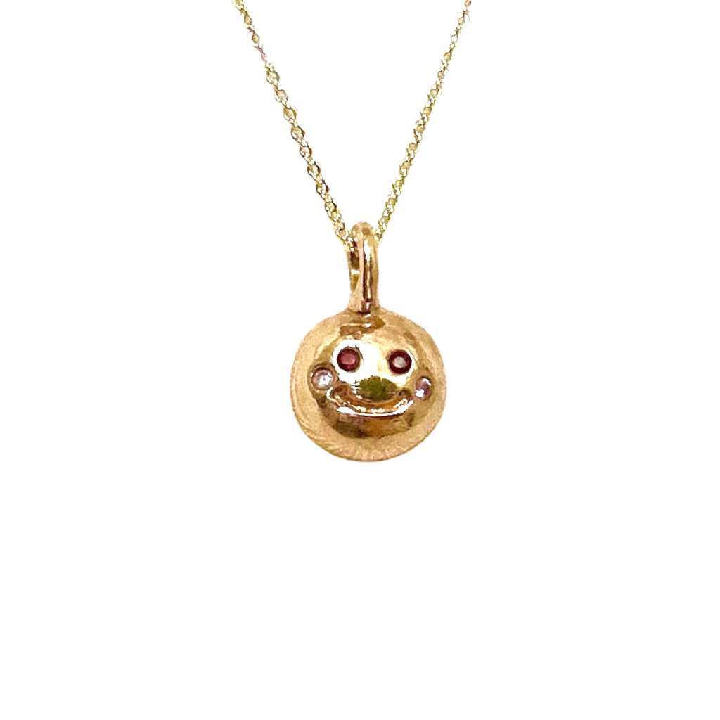 Smiley Face charm necklace