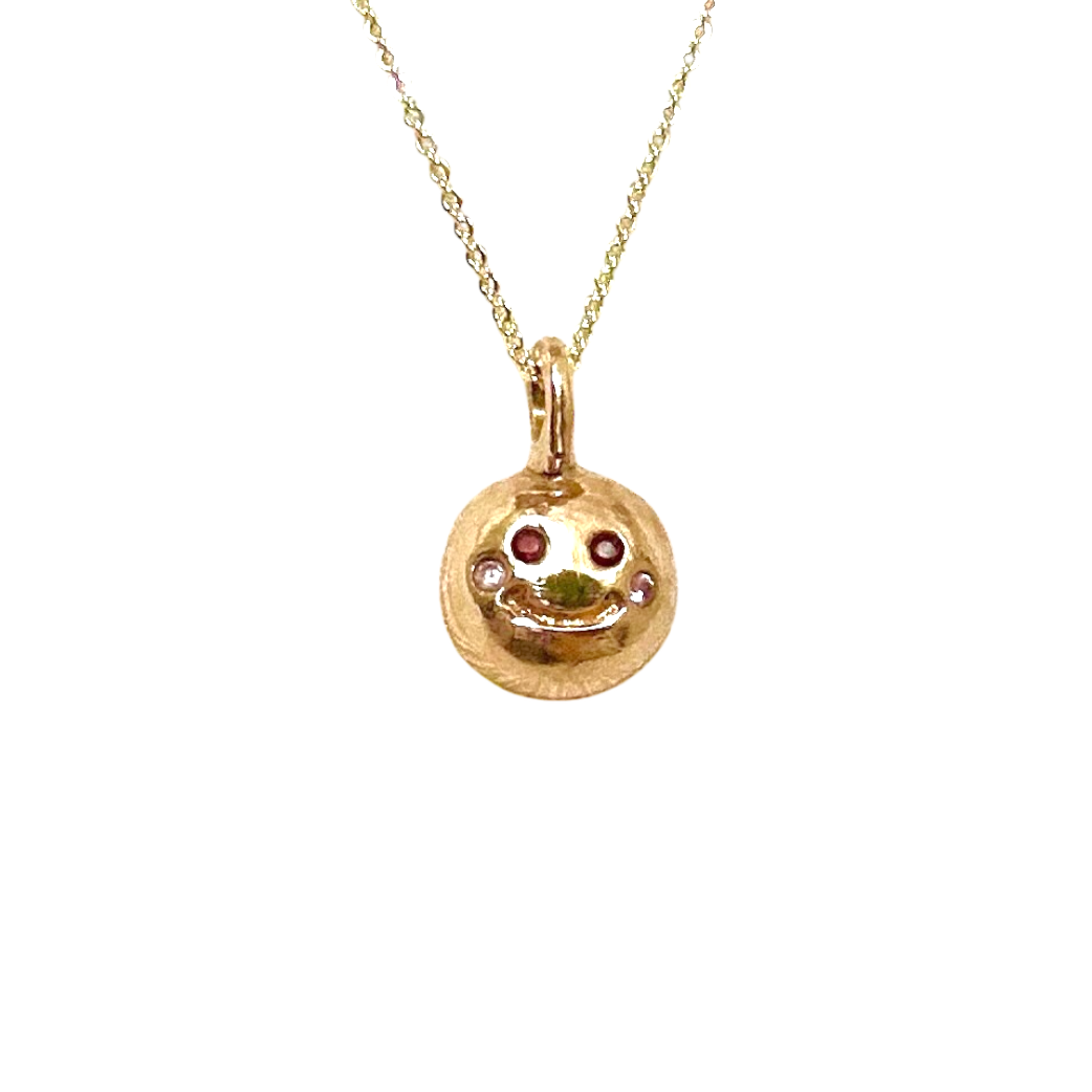Smiley Face charm necklace
