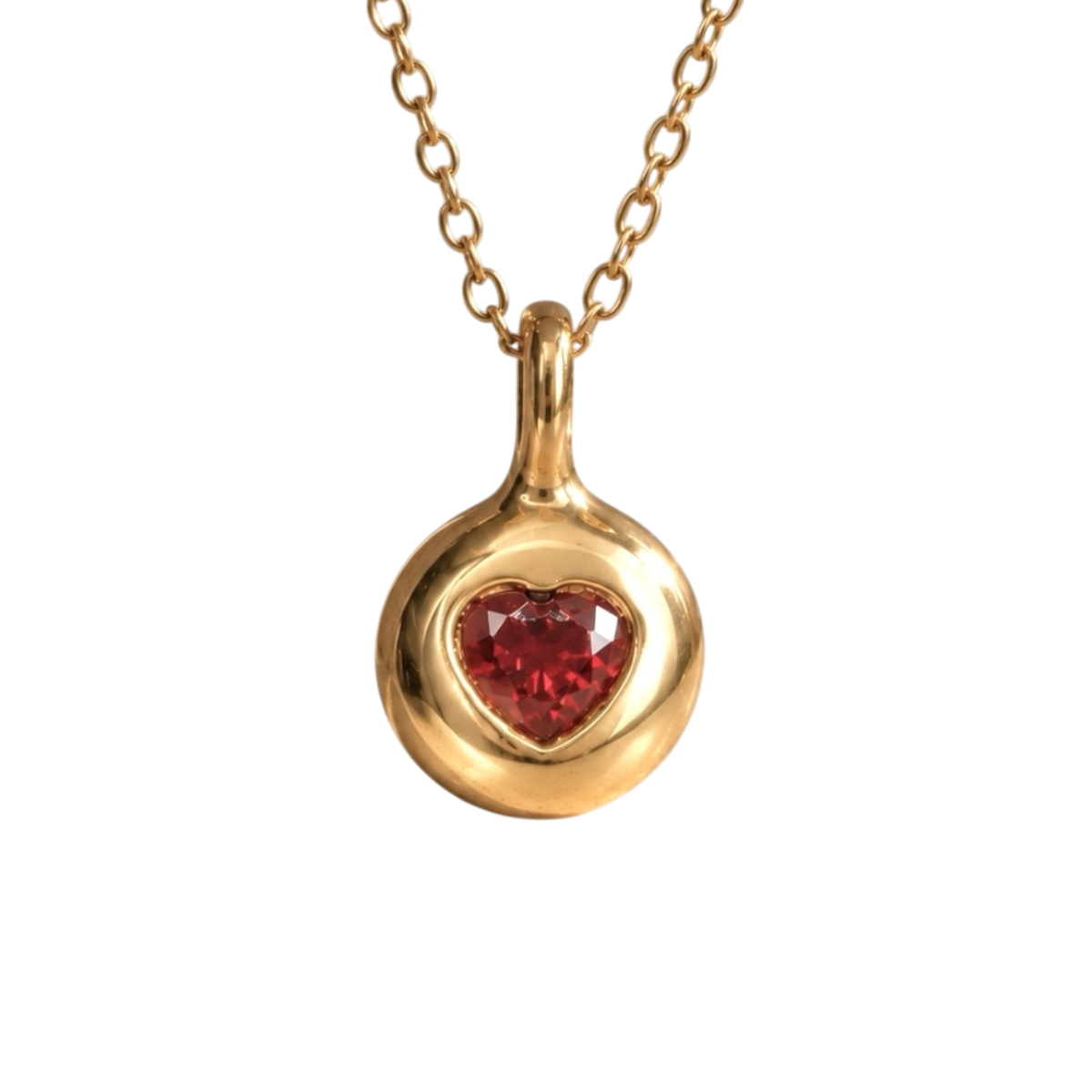 Red heart necklace