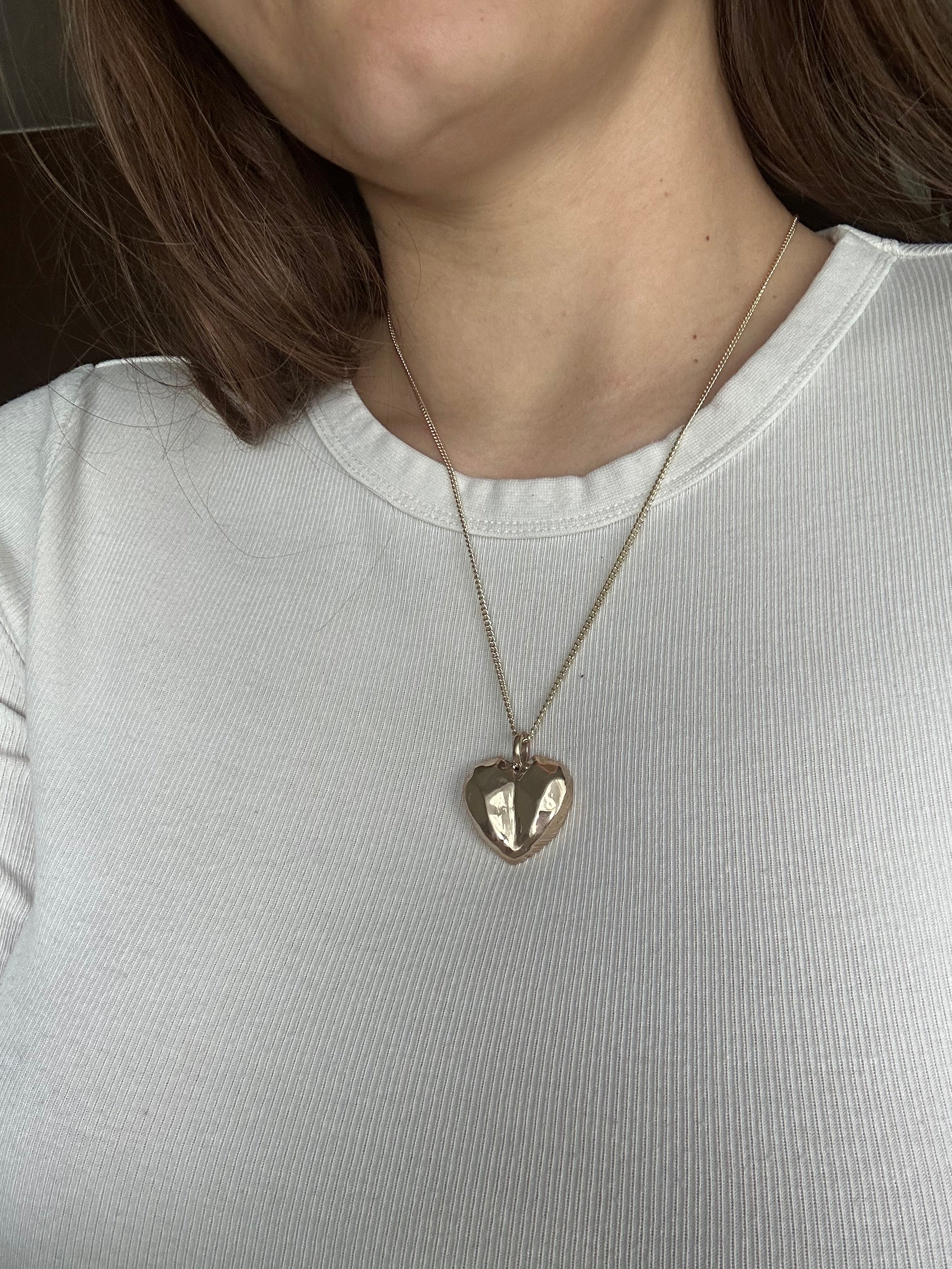 Secret heart necklace