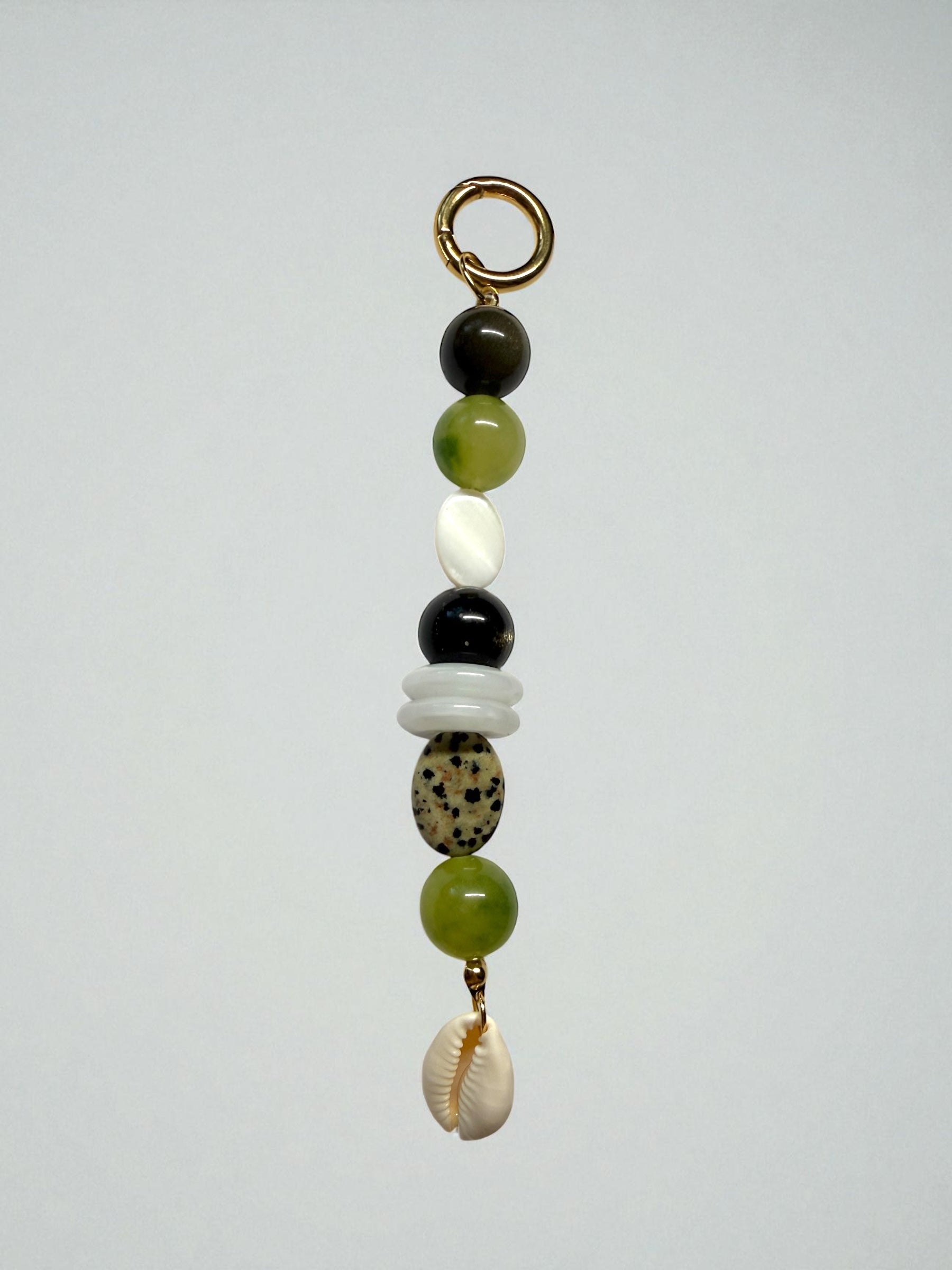 Olive bag charm