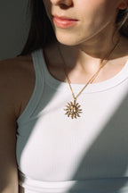 Sun necklace