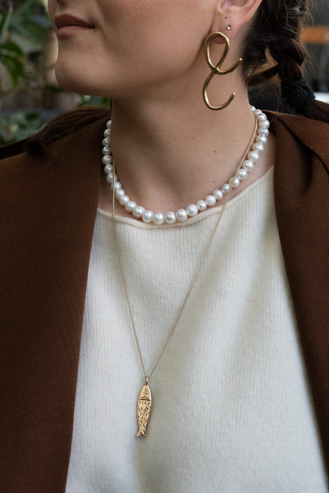 L' amour Pearl necklace 7 mm