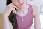 Bear silver necklace