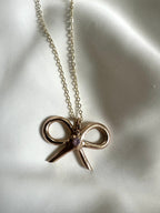 Big Bow pink necklace