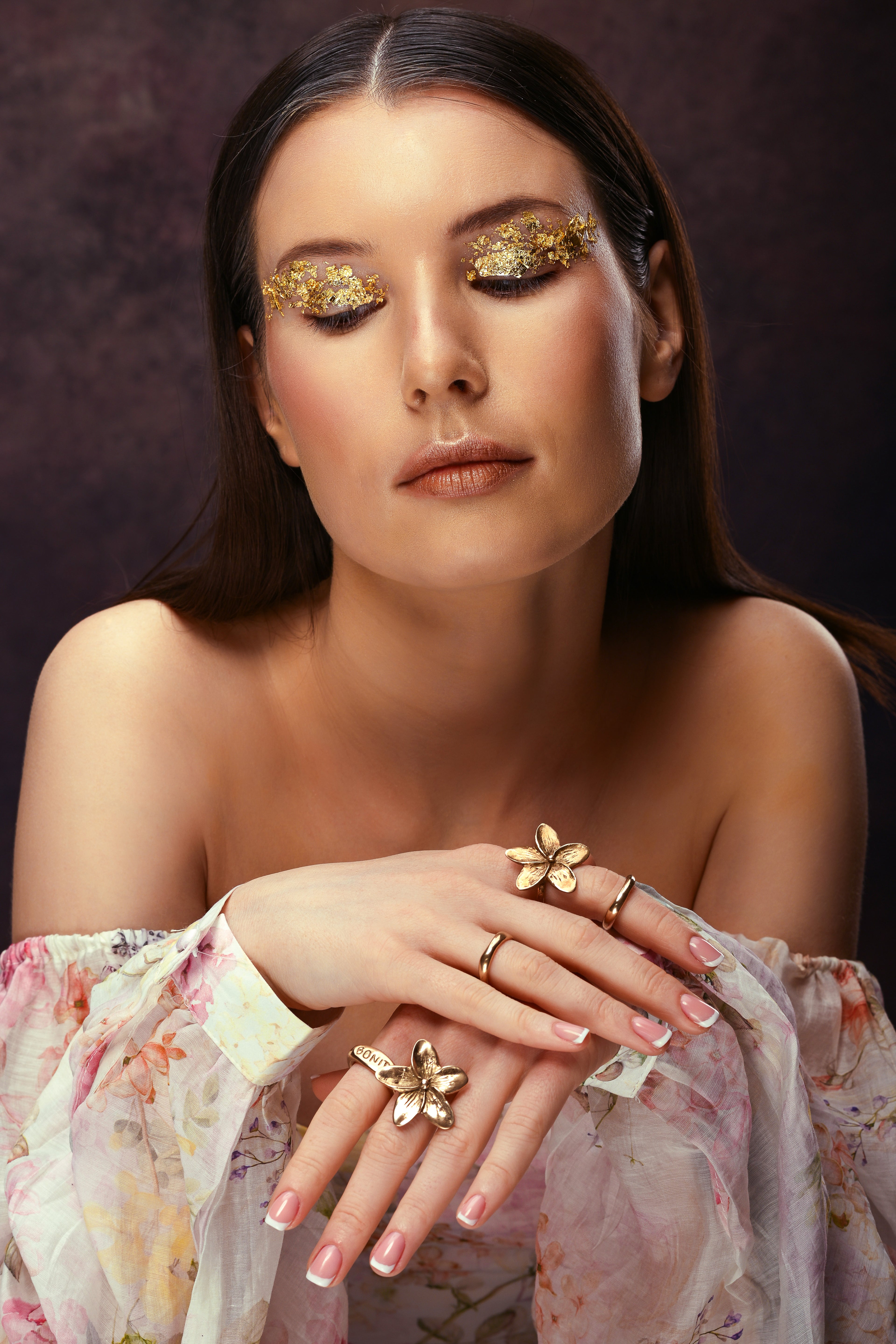Plumeria ring