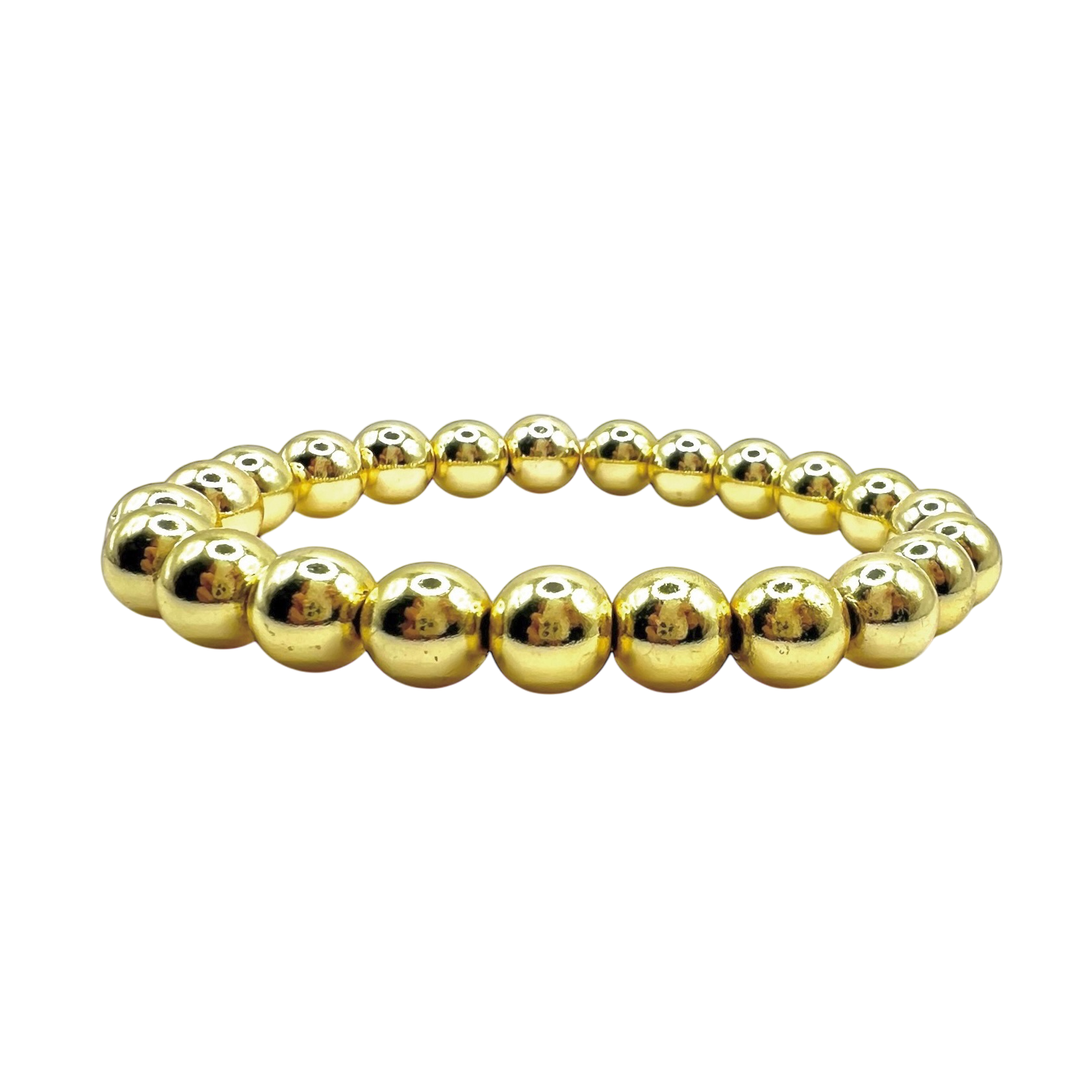 Gold Pearl bracelet 8 mm