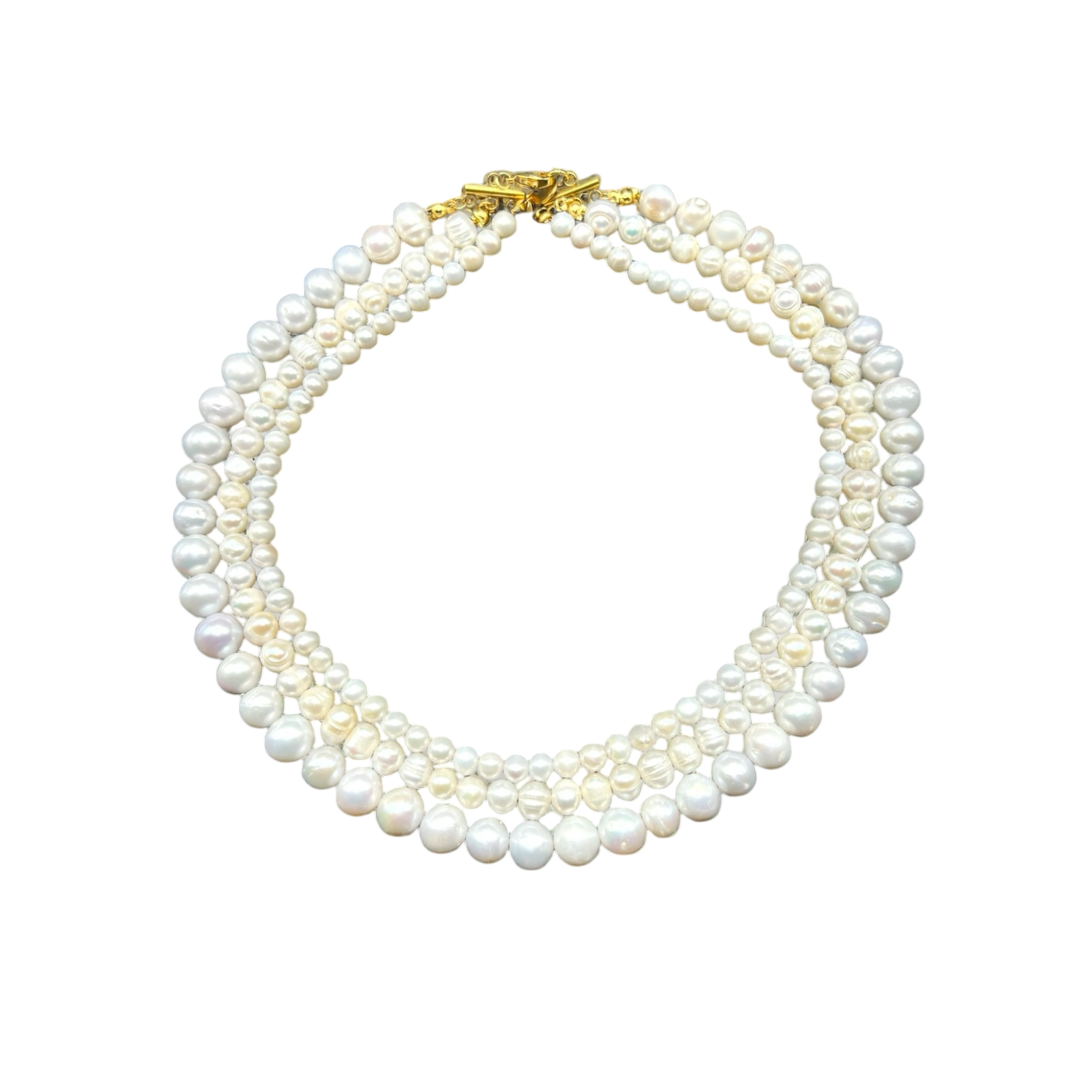 Triple Pearl necklace