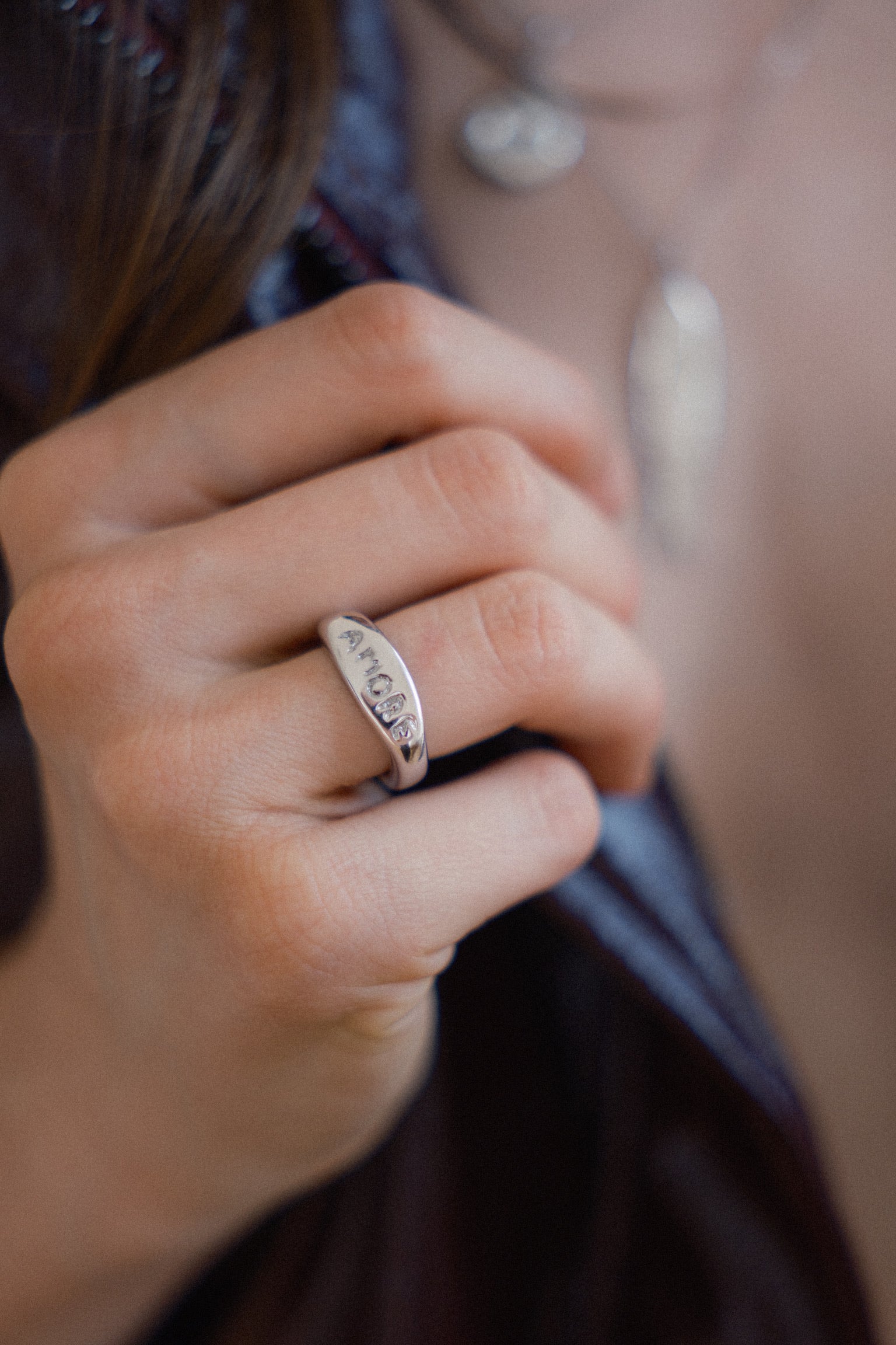 Amore ring silver