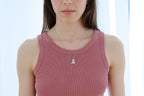 Bear silver necklace