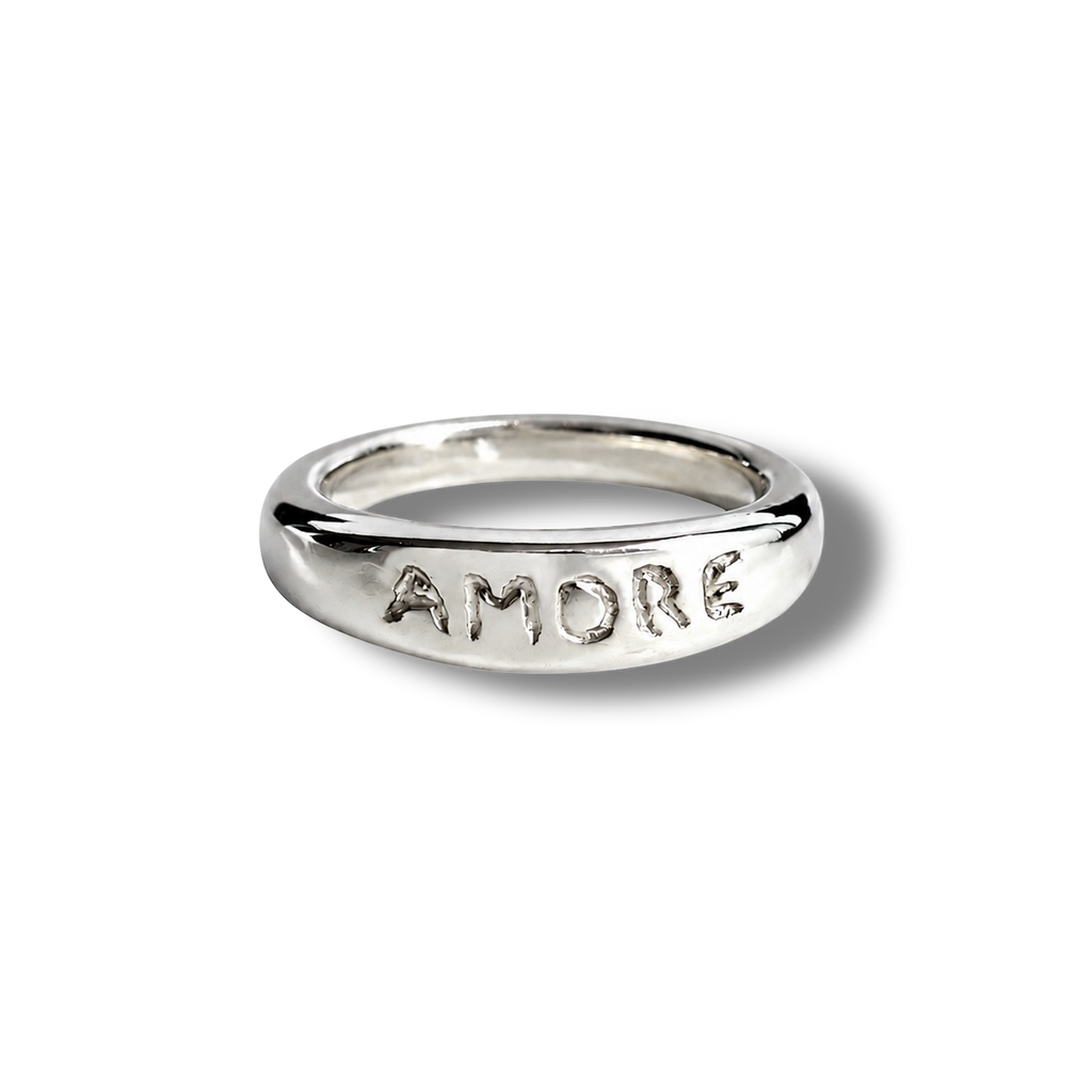 Amore ring silver