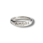 Amore ring silver