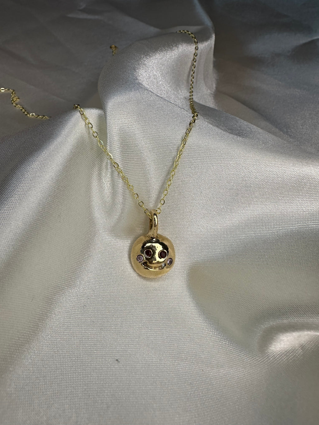 Smiley Face charm necklace
