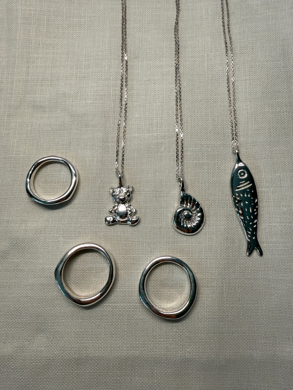 Mini Mare silver necklace