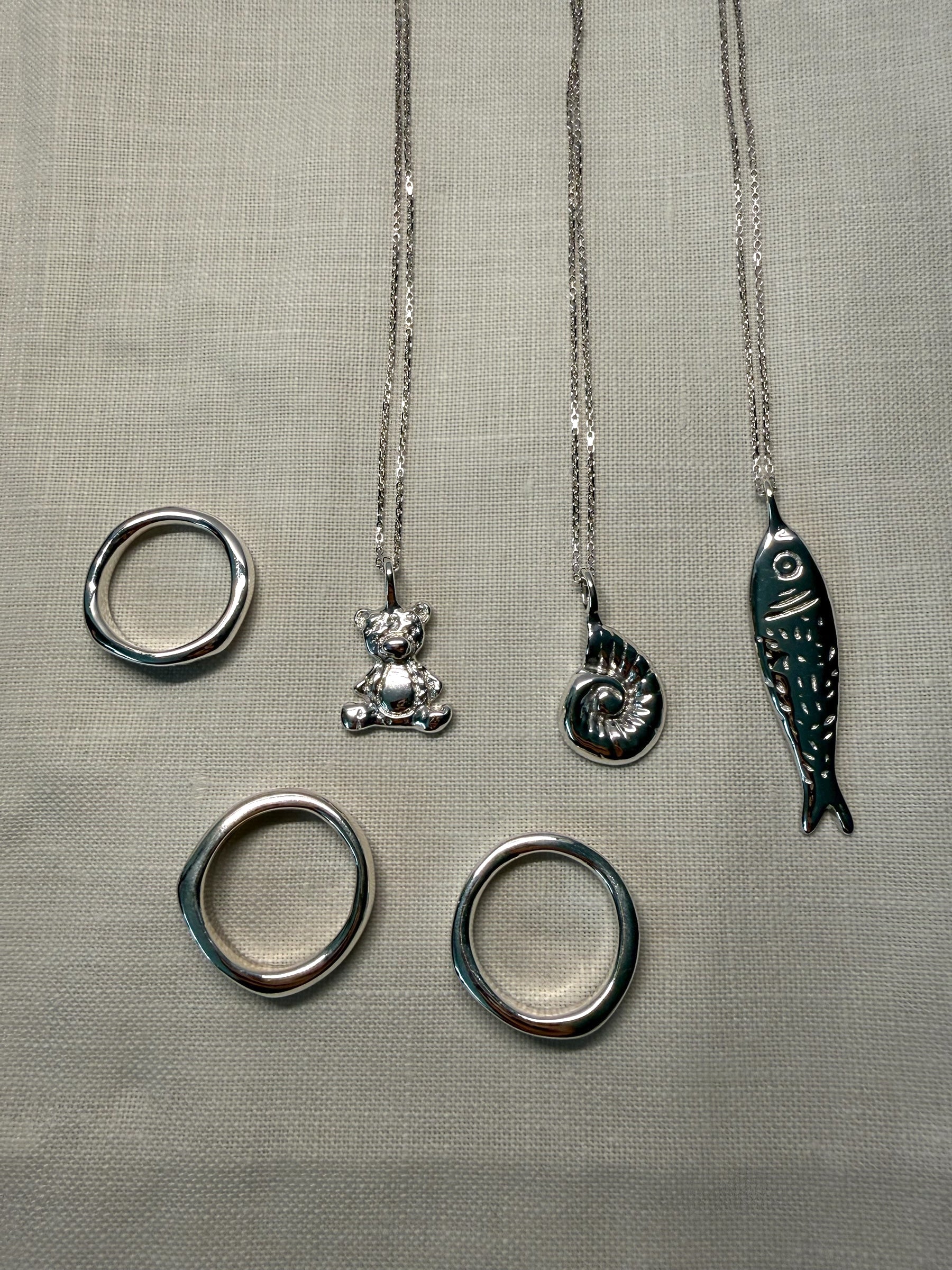 Mini Mare silver necklace