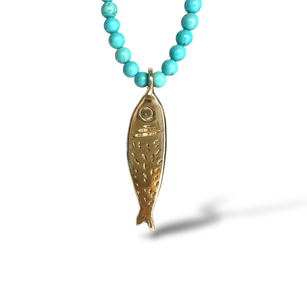 Sardine turquoise necklace