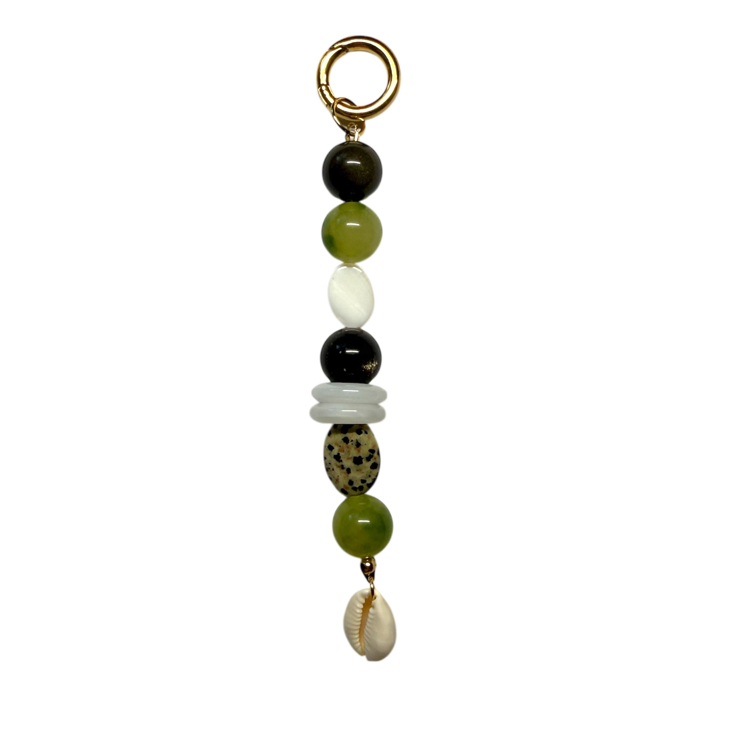 Olive bag charm