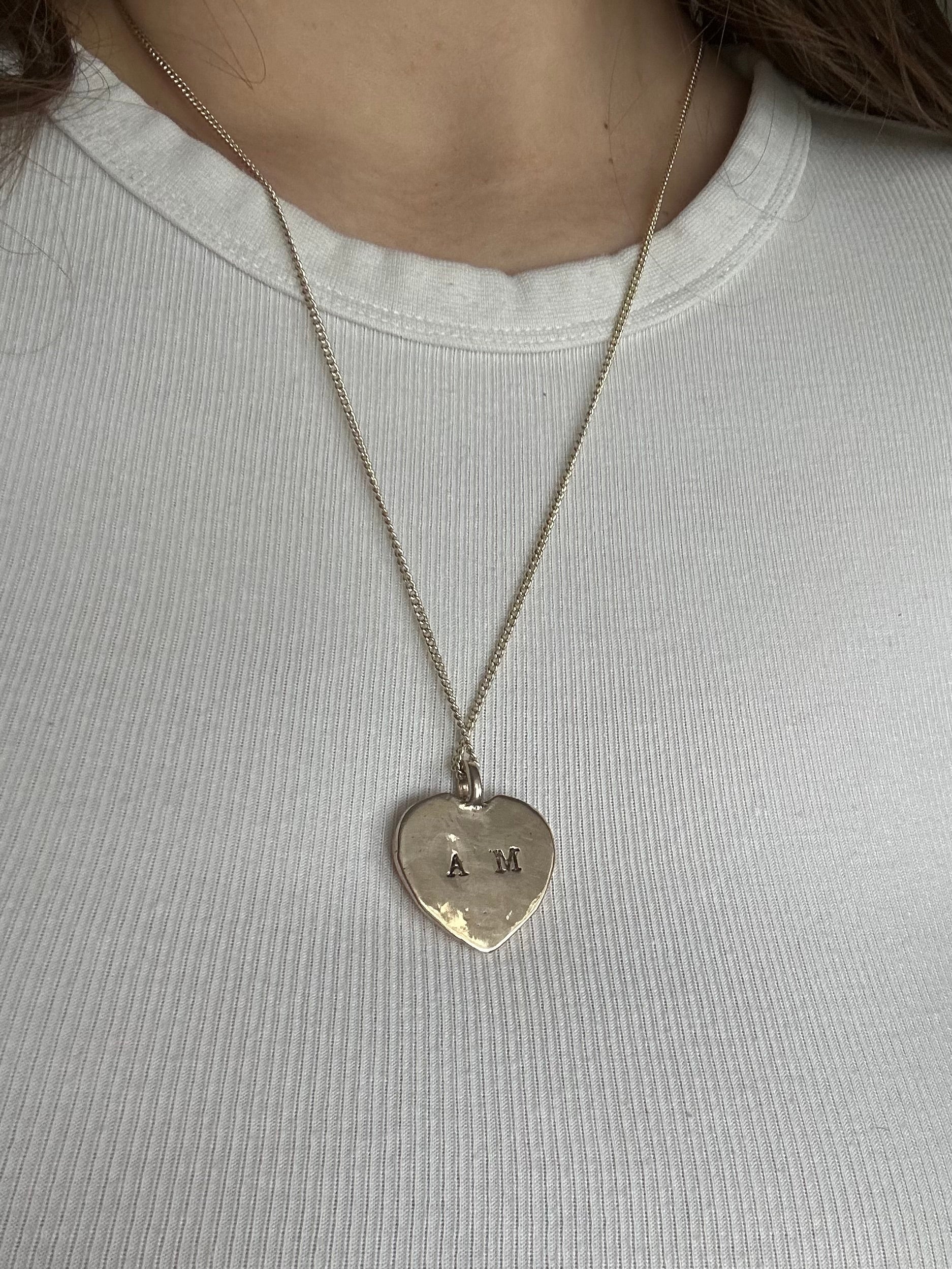 Secret heart necklace