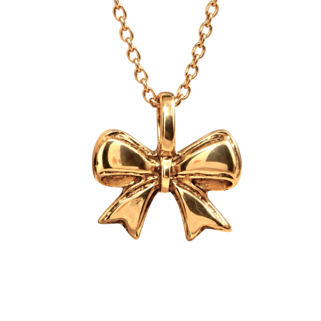 Bow necklace