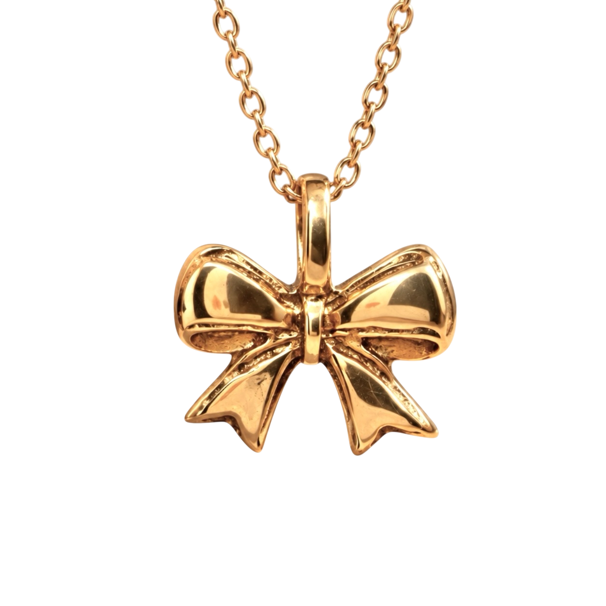 Bow necklace