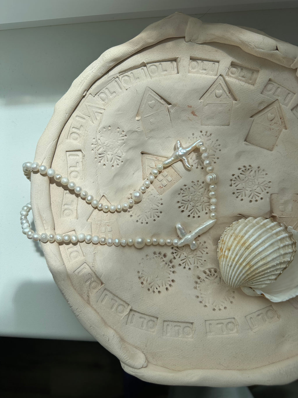 Coral Pearl necklace