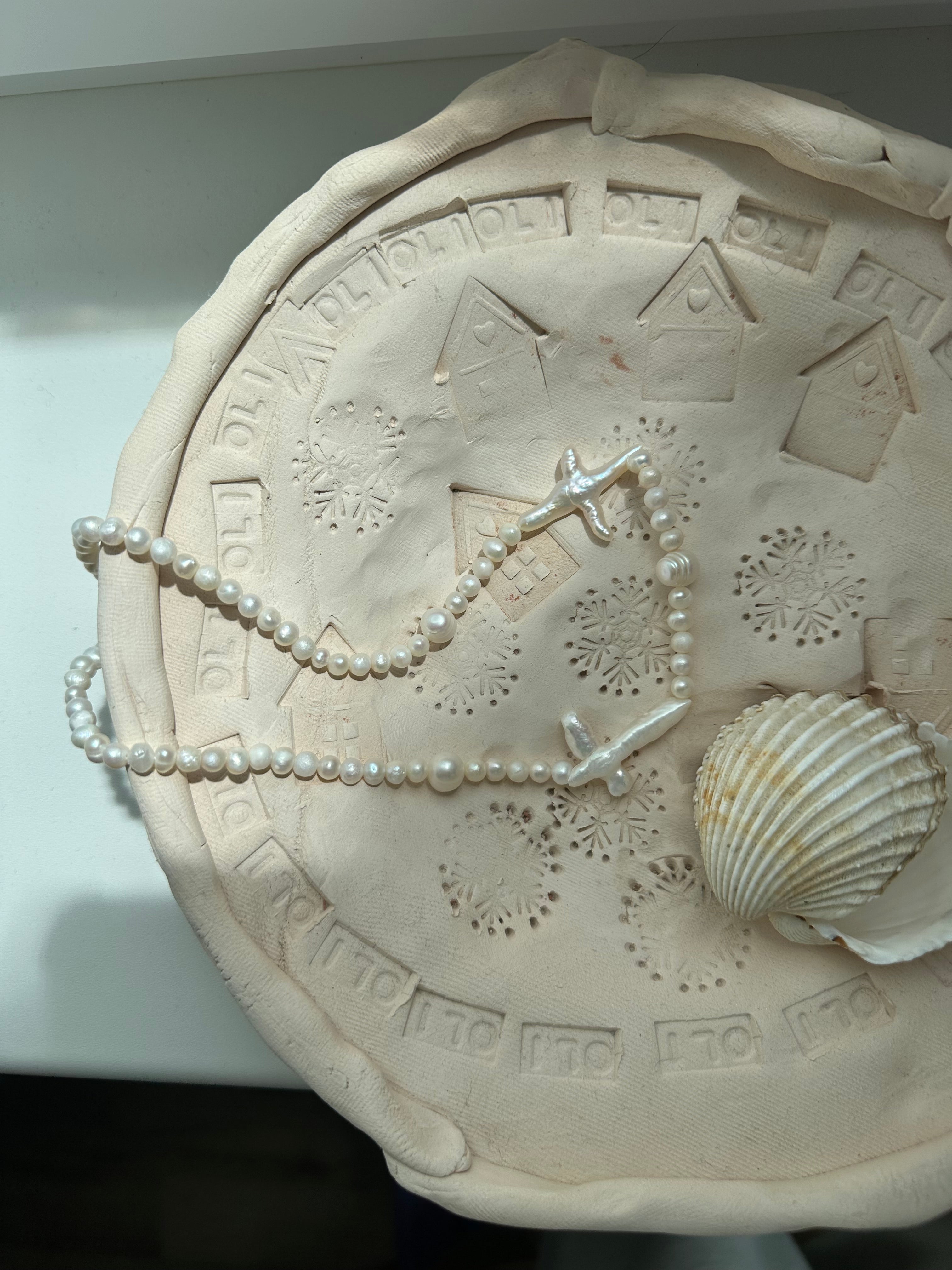 Coral Pearl necklace