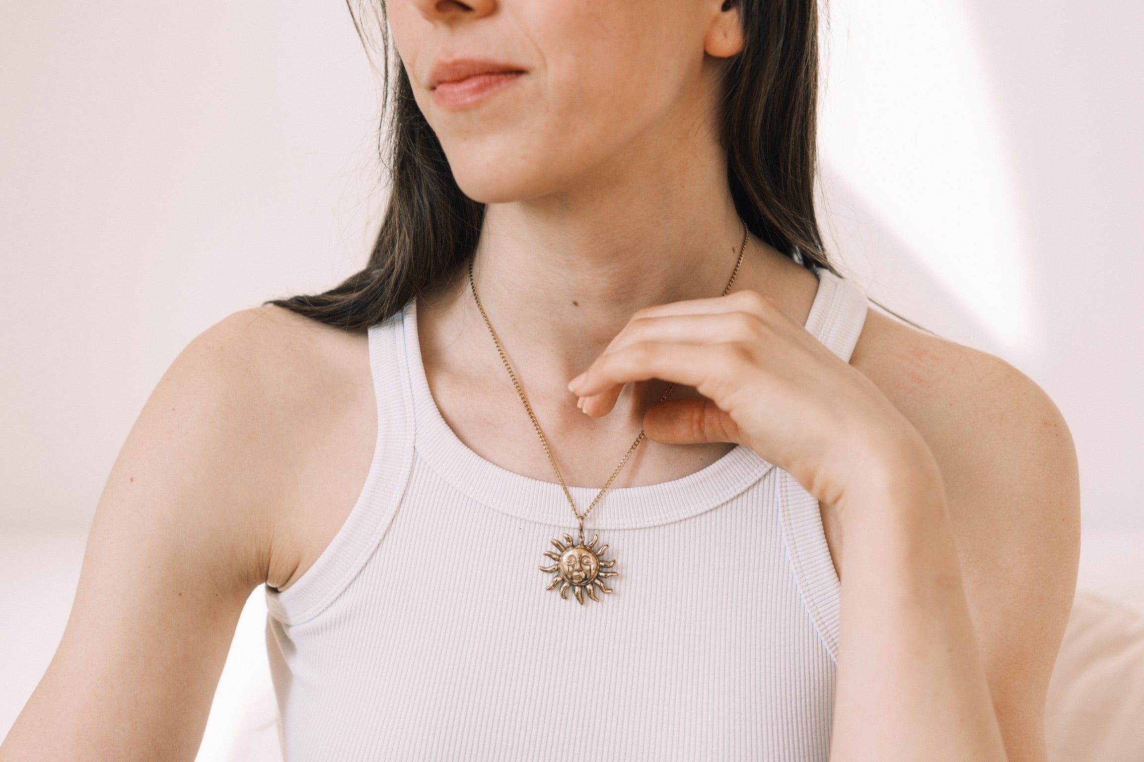 Sun necklace