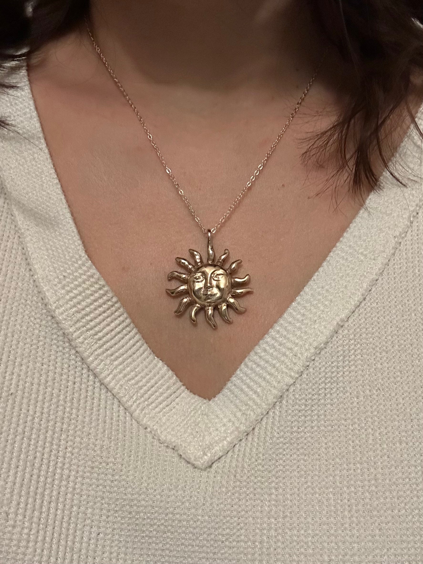 Sun necklace