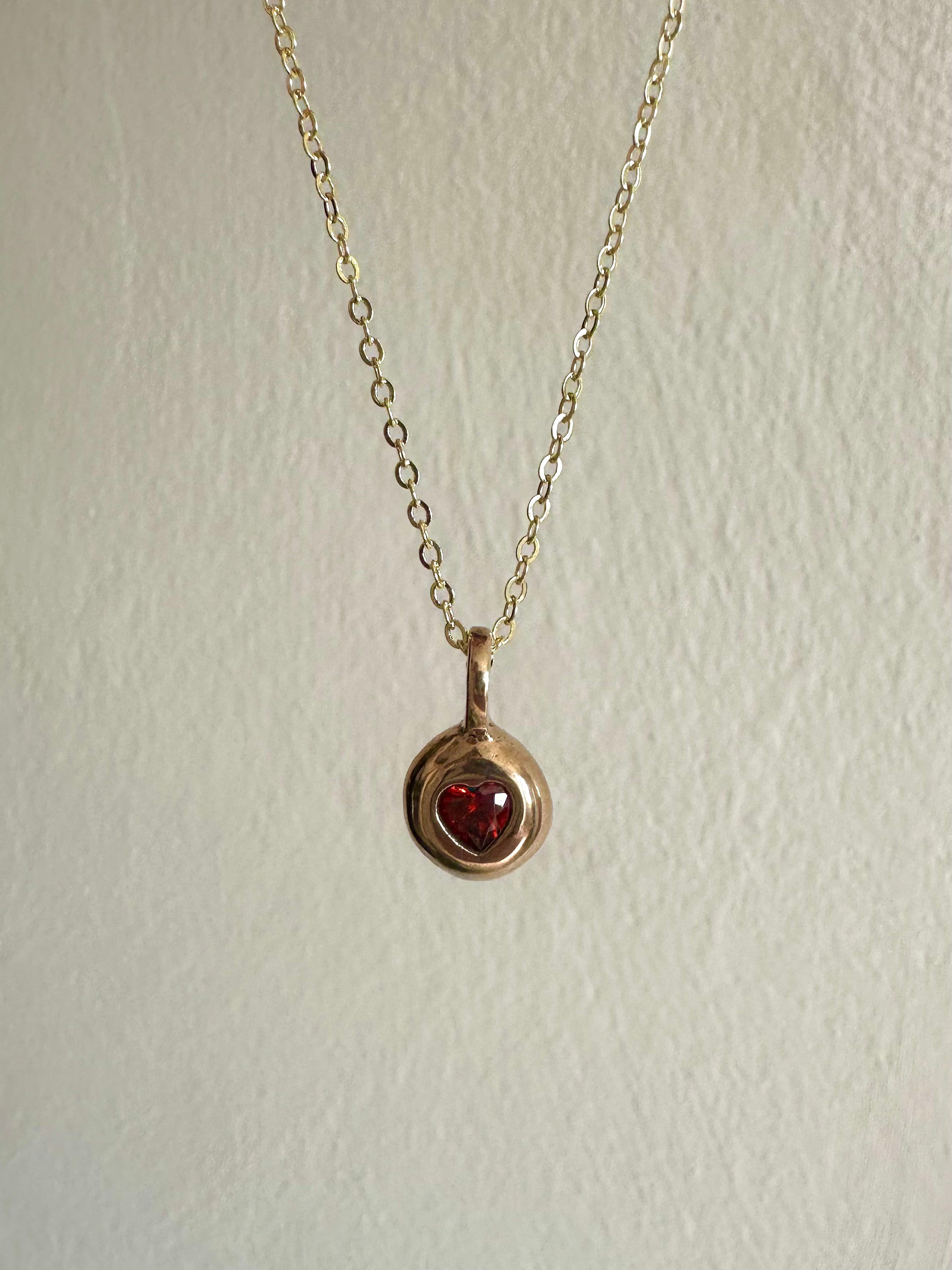 Red heart necklace