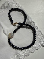 Black Baroque Pearl necklace