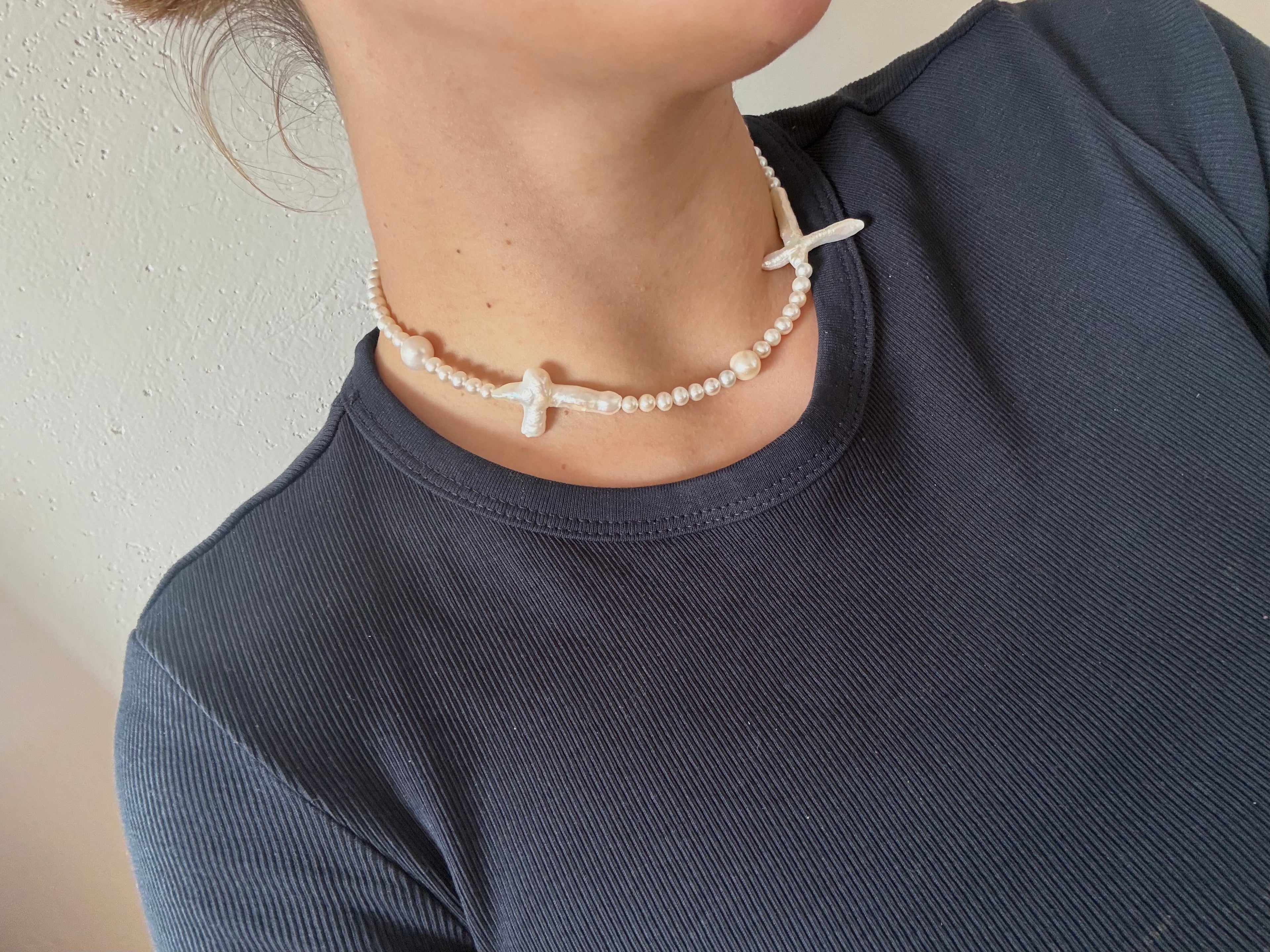 Coral Pearl Necklace