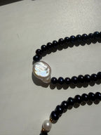 Black Baroque Pearl necklace