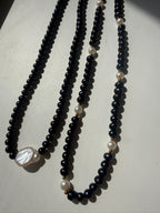 Black Baroque Pearl necklace