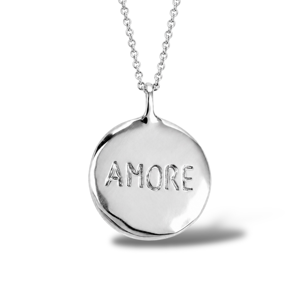 Amore necklace silver