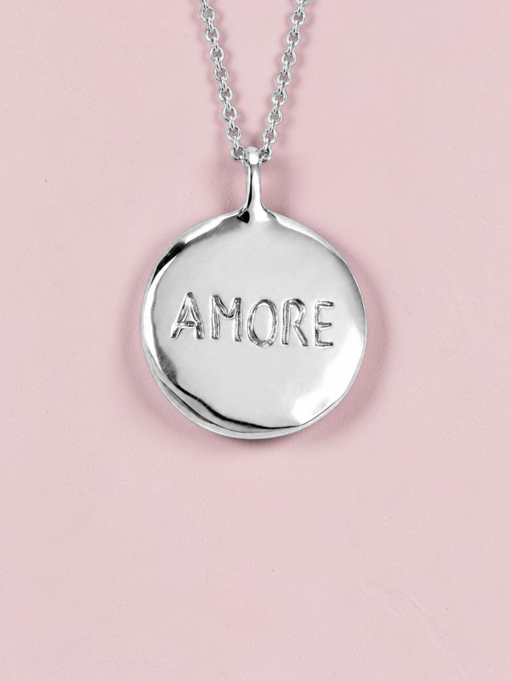 Amore necklace silver
