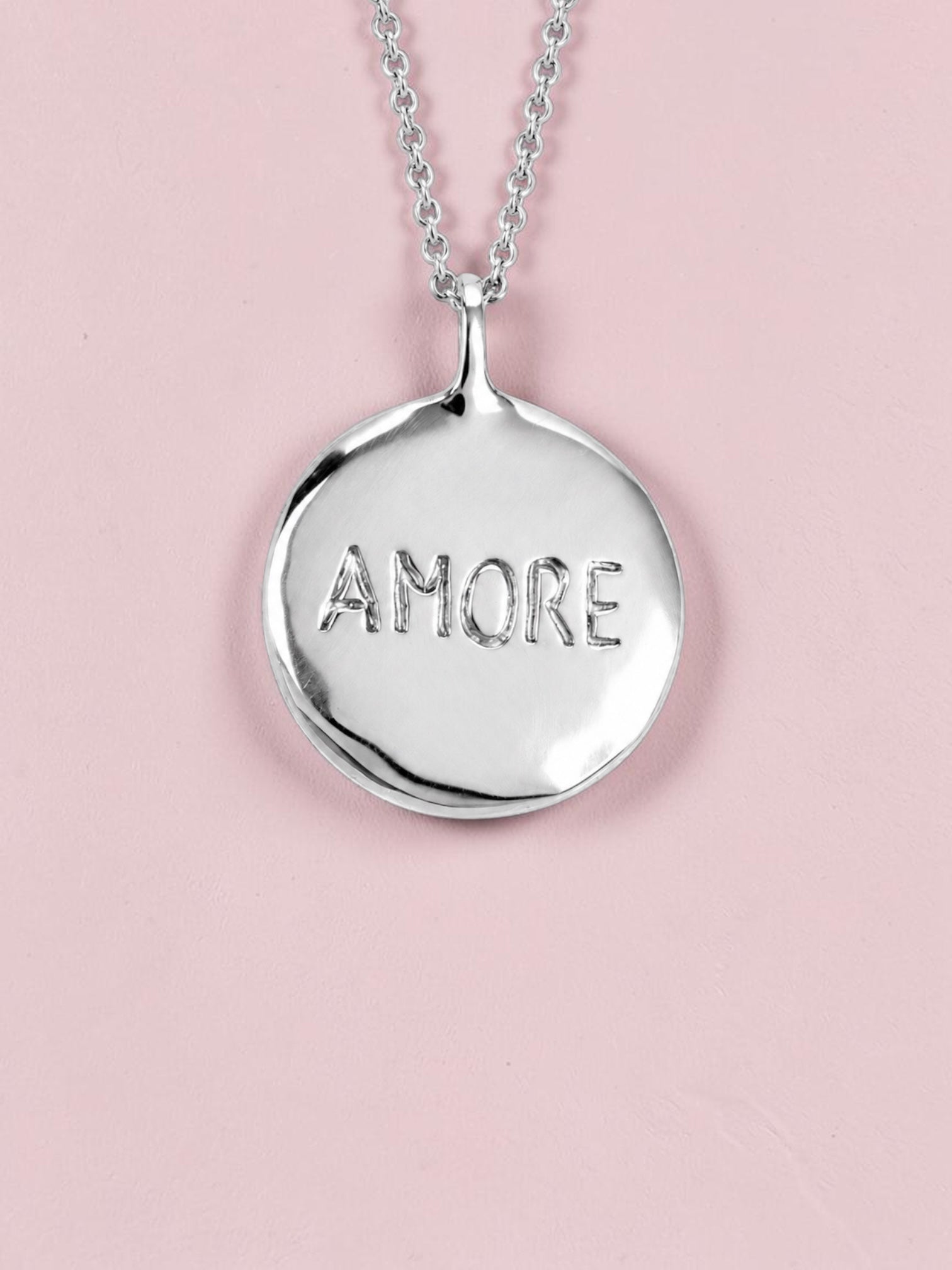 Amore necklace silver