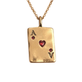 Ace card necklace