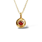 Red heart necklace