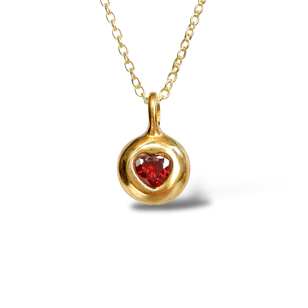 Red heart necklace