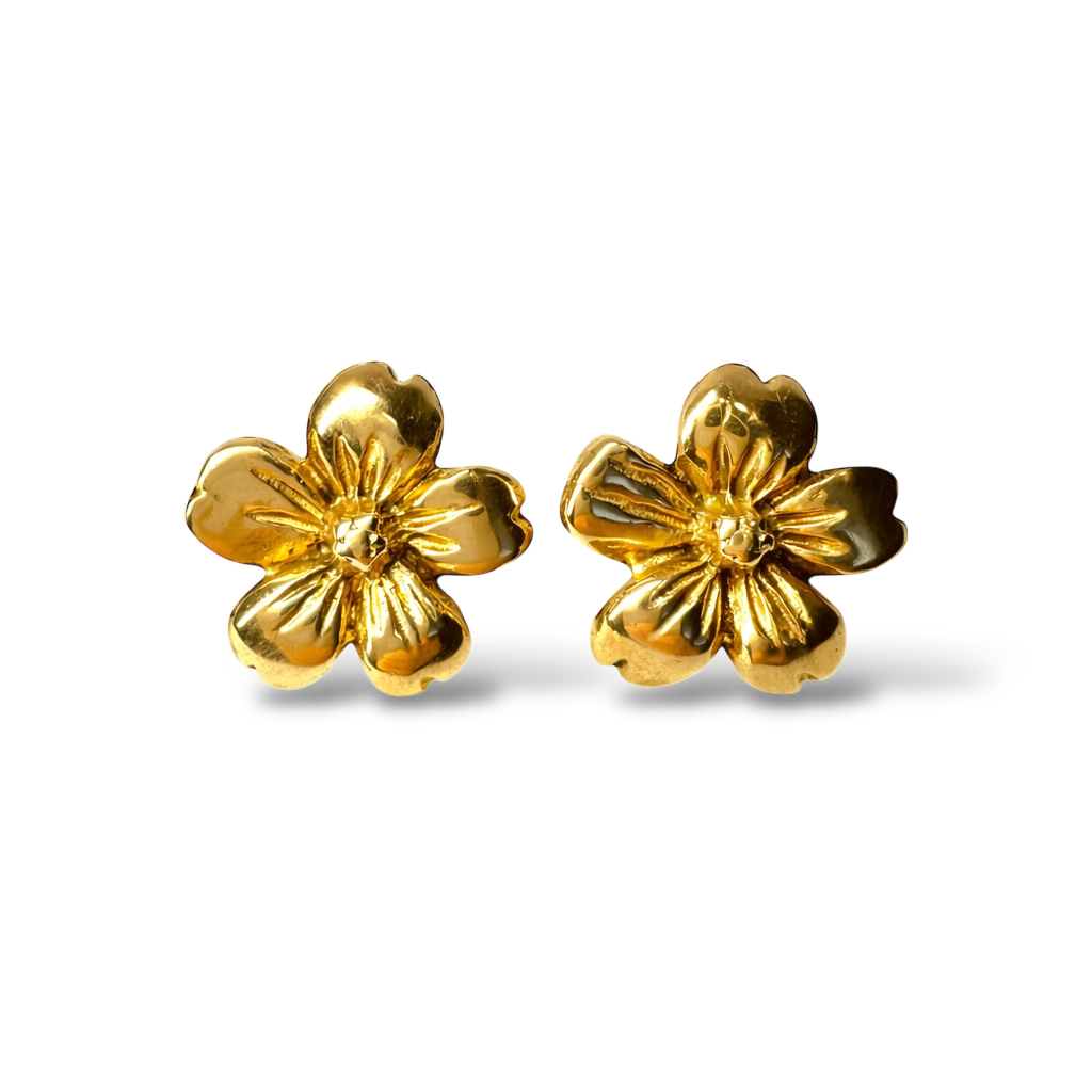 Flower earrings