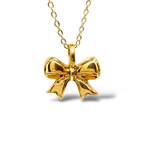 Bow necklace