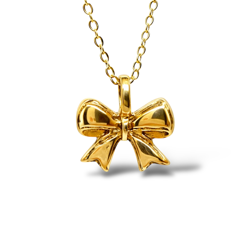 Bow necklace
